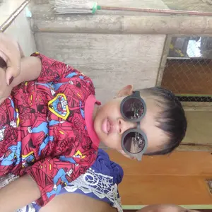 Kacamata Anak Bayi Bulat Model Polos Fashion Untuk Usia 1-8 Tahun
