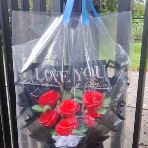 Pelastik Buket untuk Hadiah Romantis