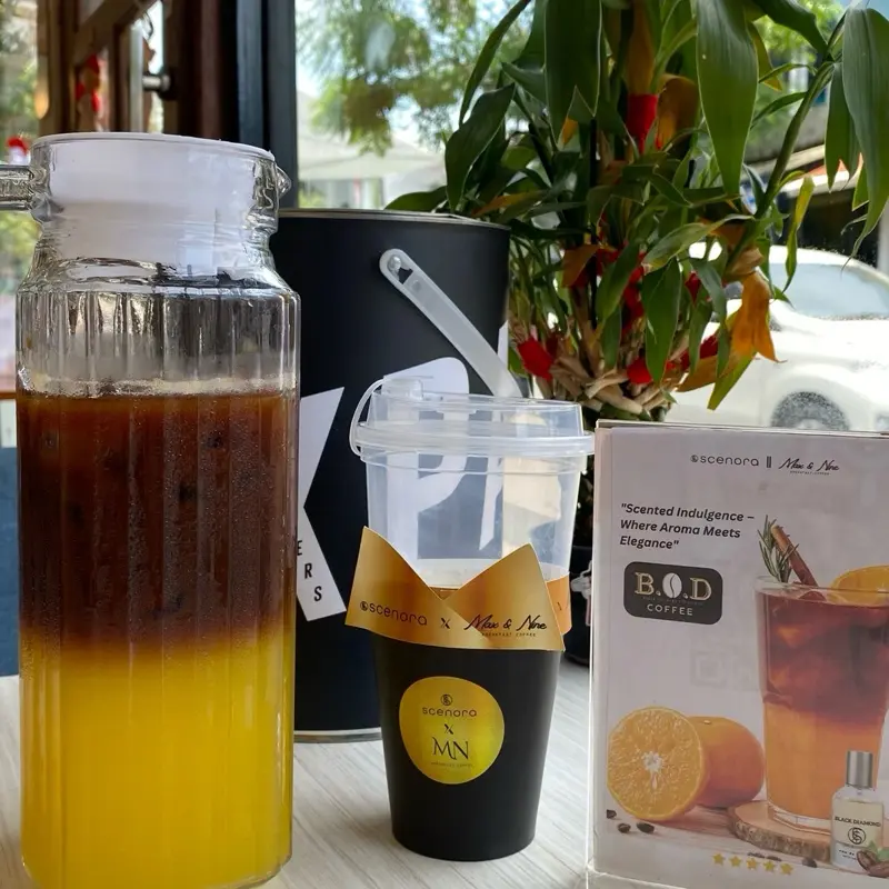 Black Orange Diamond Coffee by SCENORA x Max&Nine - Black Americano with Expat Coffee 4