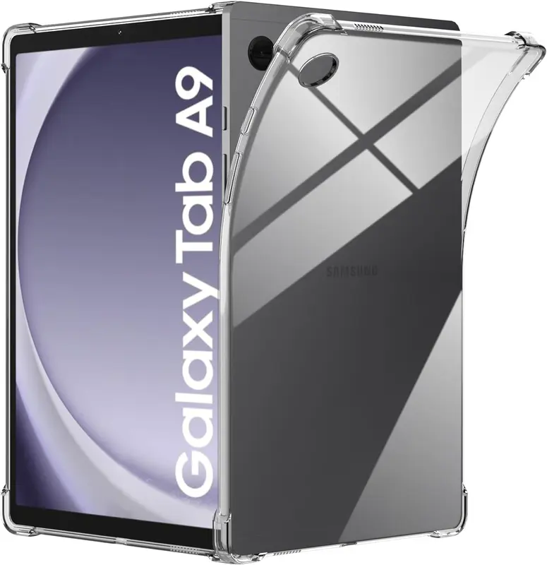 Ốp Cho Samsung Galaxy Tab A9 8.7, Bảo Vệ Chống Rơi Túi Khí Tiên Tiến, TPU Silicon Linh Hoạt Chống Sốc, Chống Trầy Xước, Chống Vàng, Ốp Vỏ Mỏng Ốp Máy Tính Bảng Samsung Galaxy Tab A9 Plus, Trong Suốt 0