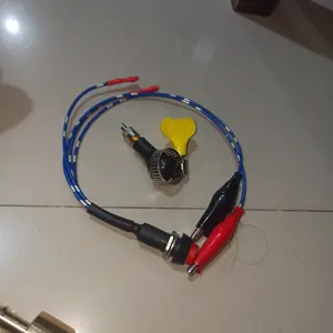 PAKET Alat Ukur Tekanan Fuelpump Motor Injeksi + Alat Servis Injektor Motor + Socket DLC riset injeksi tombol soket Kabel