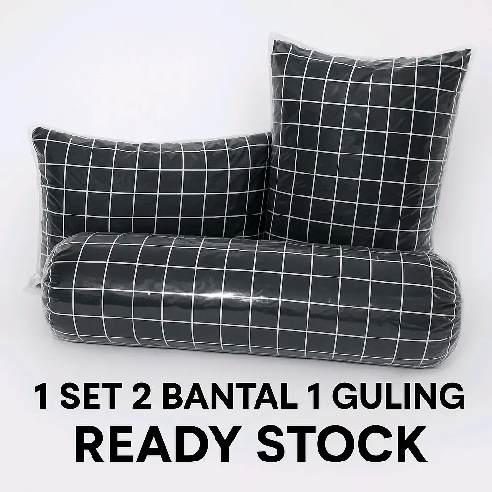 Bantal Guling Berkualitas Nyaman untuk Tidur Bed Ukuran Bantal 45x65cm & Guling 35x85cm Ready Stock Selimut Kamar