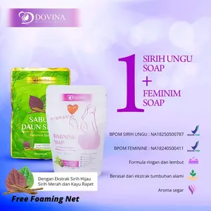 (BUNDLE) 1PCS DOVINA SIRIH UNGU + 1PCS DOVINA FEMININE LOVE - GANCI