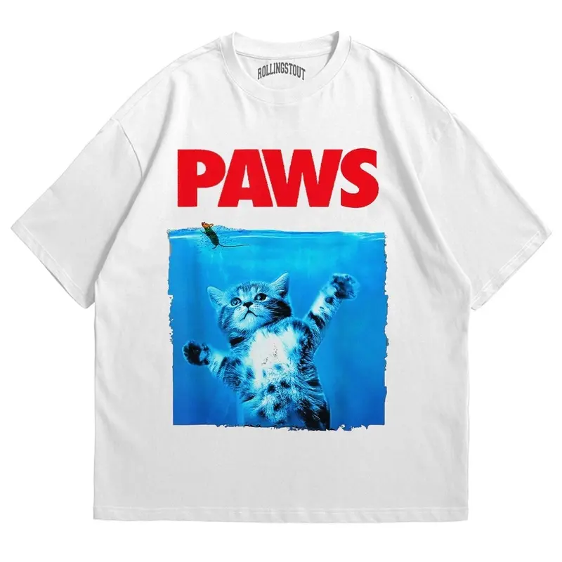 Rollingstout - Paws Putih | BAJU MUSIK METAL ROCK 0
