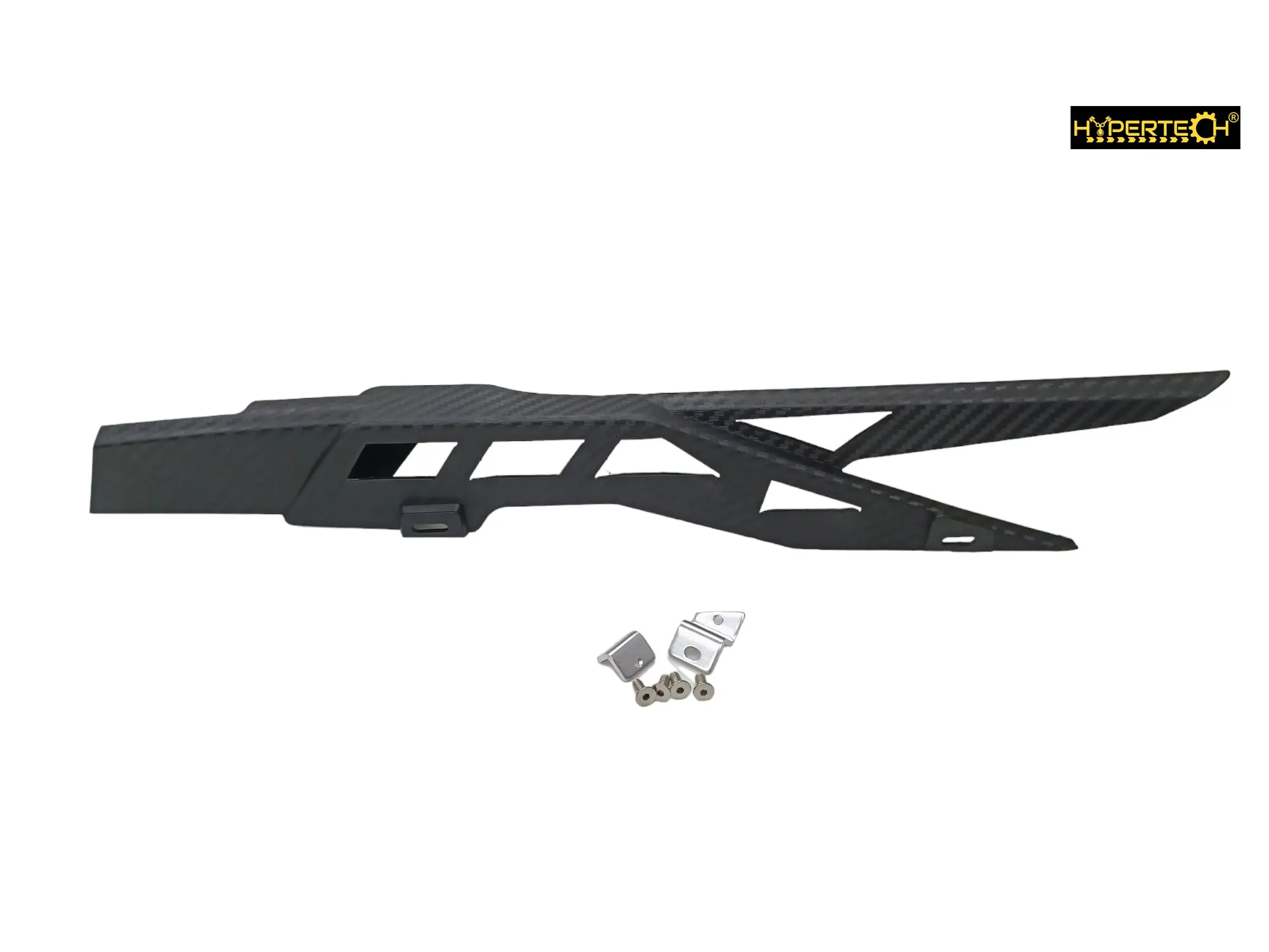 HYPERTECH CHAIN COVER PETI RANTAI TILE CARBON FOR HYPERTECH ARM Y15 Y16 RS150 RSX150 LC135 Accessories Motor Motorcycle