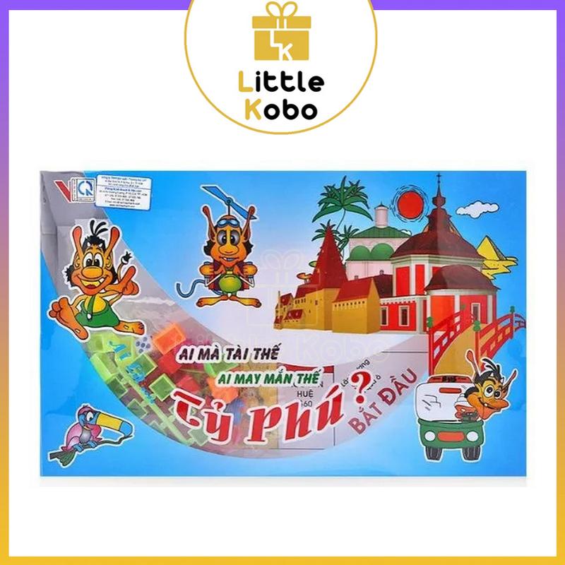   Vĩnh Phát  Bộ Cờ Tỷ Phú Tỉ Phú Loại Lớn 40cm Đẹp Bản Hugo Dễ Thương Đồ Chơi Trẻ Em Xả Stress Giải Trí Xúc Xắc 