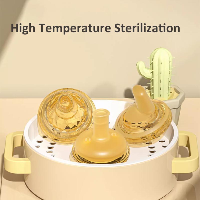 5cm Diameter Silicone Knob Accessories, Narrow Baby Bottle Silicone Knob, Replacement 50mm Diameter Baby Bottle 7