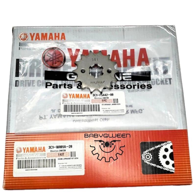 GW- GEAR SET RANTAI MOTOR YAMAHA VIXION OLD/LAMA 3C1 UK: 14-42T KUALITAS ORISINIL ASLI YGP GER GIR Motorcycle 4