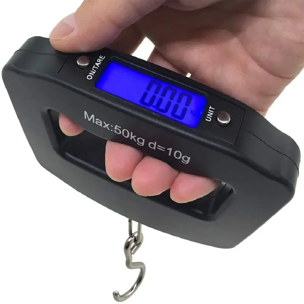 Handheld Digital Luggage Scale with Grip for Travel Portable Electronic Weighing Suitcase