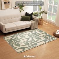 Gambar Dekoruma KAIDO Karpet Busa Motif / Karpet Duduk / Karpet Sofa - Sage Green - 100x140 dari Dekoruma Official Store Kab. Bekasi 3 Tokopedia
