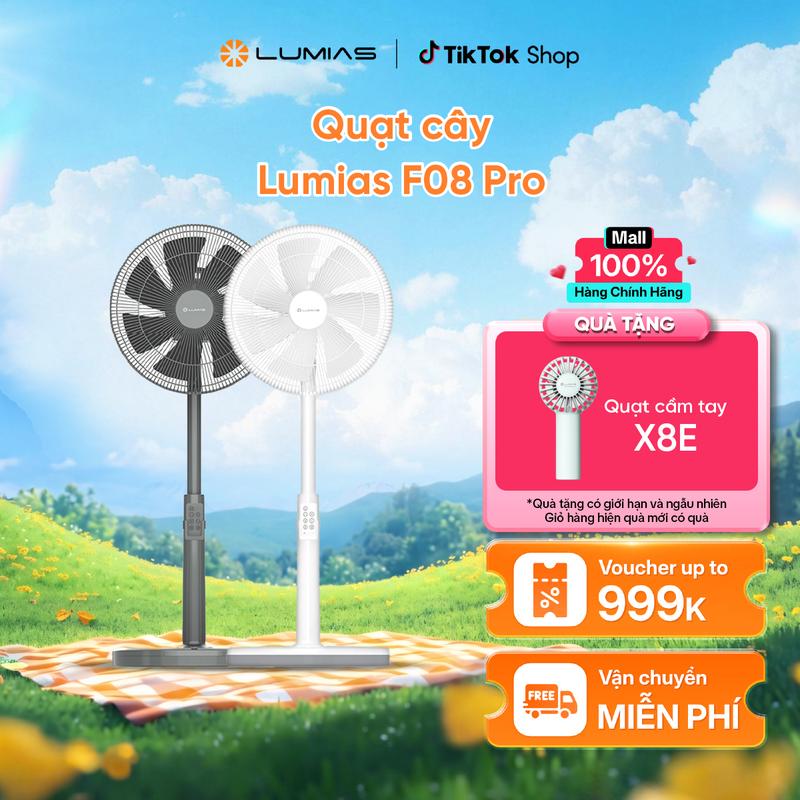 Quạt cây Lumias F08/F08E/F08 Pro - 28W, 7 cấp độ gió