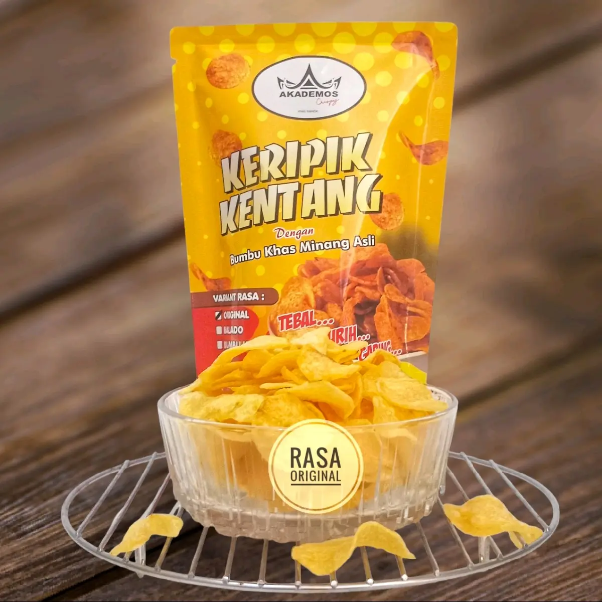 Keripik Kentang Rasa Original 120gr