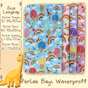 1pcs Perlak bayi ukuran besar dan tanggung alas ompol waterproff Bayi Baru lahir Cewek Cowok Waterproof Perlengkapan