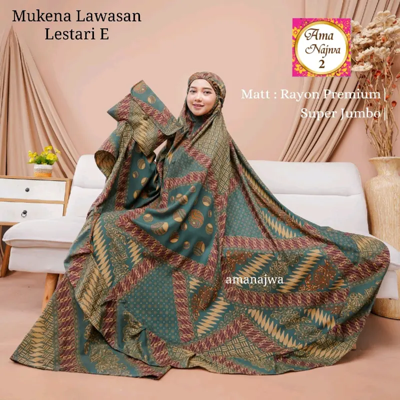 mukena lawasan matt rayon premium super jumbo 3