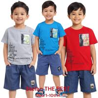 Gambar Masyken Setelan Celana Pendek The BEST anak laki2 usia 1-10 Tahun - Abu / Navy, M dari masyken Kota Administrasi Jakarta Barat 1 Tokopedia