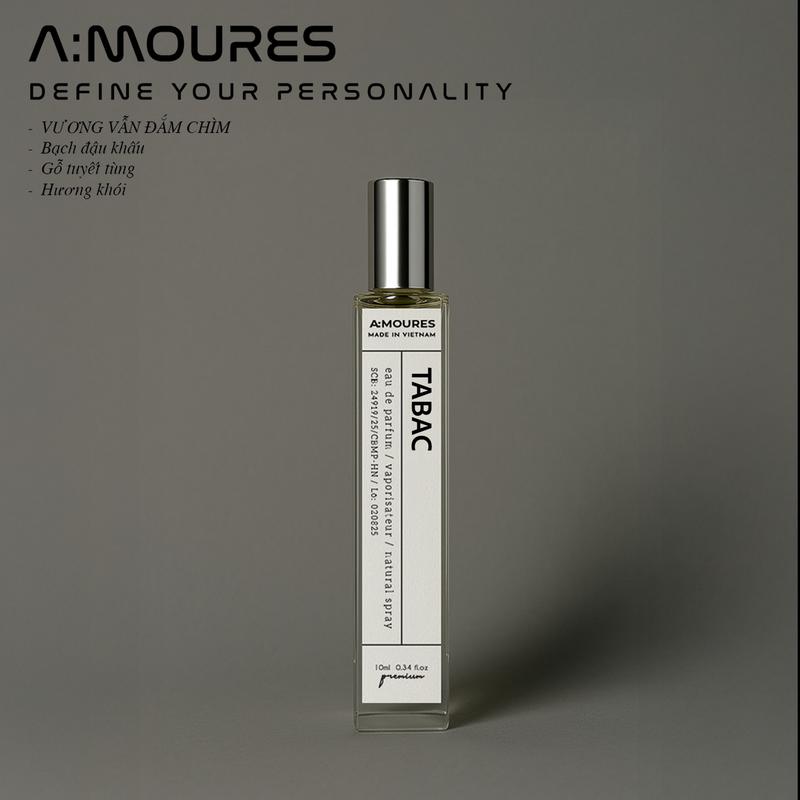  Nước Hoa Nam Tabac Amour Nguyên Liệu Nhập Khẩu Hương Thơm Phong Trần Láng Tử Dạng Xịt 10ml 