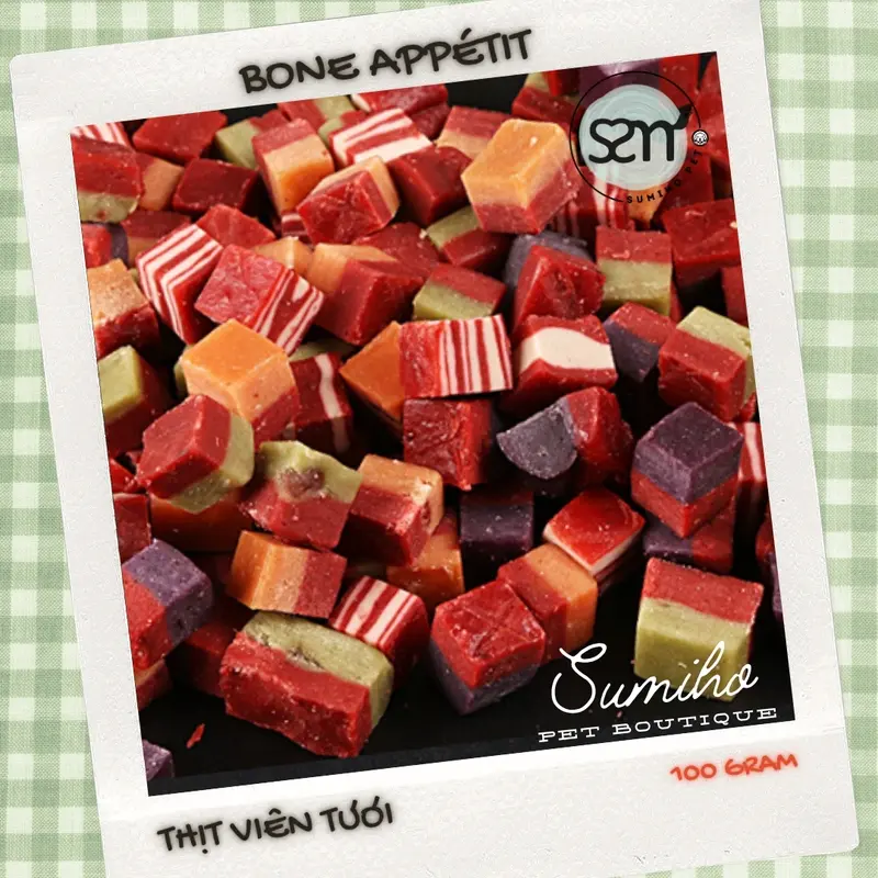 Bánh thưởng dinh dưỡng chó mèo Bone Appetit (gói 100gr) snack ăn vặt dinh dưỡng cho thú cưng 2