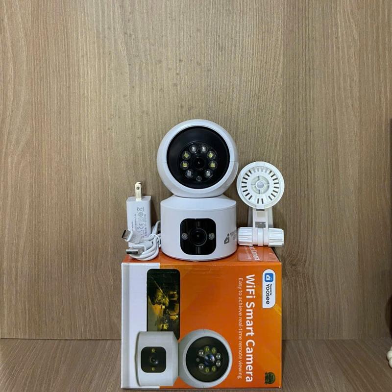  Camera Yoosee 2 Mắt Trong Nhà 12B Xoay 360 Độ Đàm Thoại 2 Chiều Quan Sát Ngày Đêm Theo Dõi Chuyển Động 