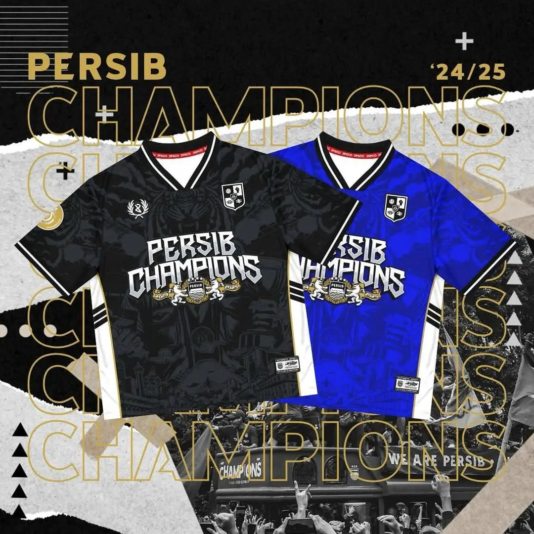 JERSEY PERSIB CHAMPIONS 2024 DRIFIT PREMIUM Baju Parasut Sport