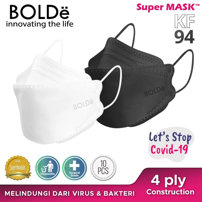 BOLDe Super Mask KF94 (10PCS) Medis 0