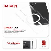Gambar BASAIN Casing for Samsung A35 ULTRA FLEX MagSafe Case | Anti Yellowing - Crystal Black dari BASAIN Store Kota Bandung 3 Tokopedia