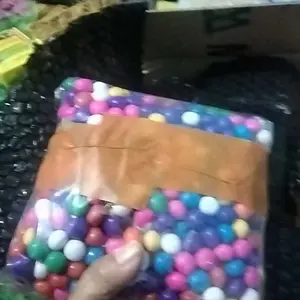 500gr Bola Bola Pelangi isi Biskuit