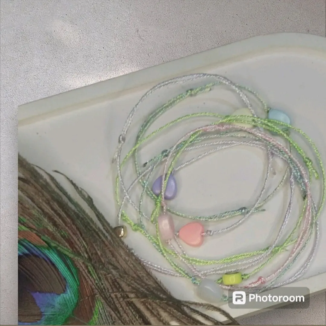 Gelang Tali Kilap kecil imut cocok untuk cewek kue