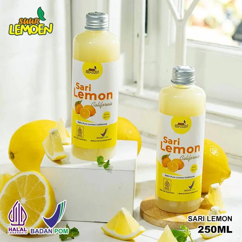 Sari Lemon Suur Lemoen BPOM 250 ml Air Minuman - Putra Herbal Cibitung 4