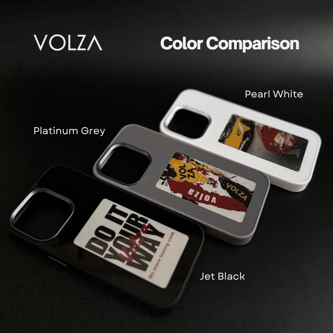 Iphone 16 Volza Image Shifter Case with metal Protection (DIY CASE) Casing Layar Smartphone Volza case