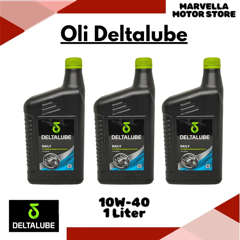 Oli Motor Deltalube Daily 1 Liter 10W-40 Oli Motor Deltalube 1000ml 0