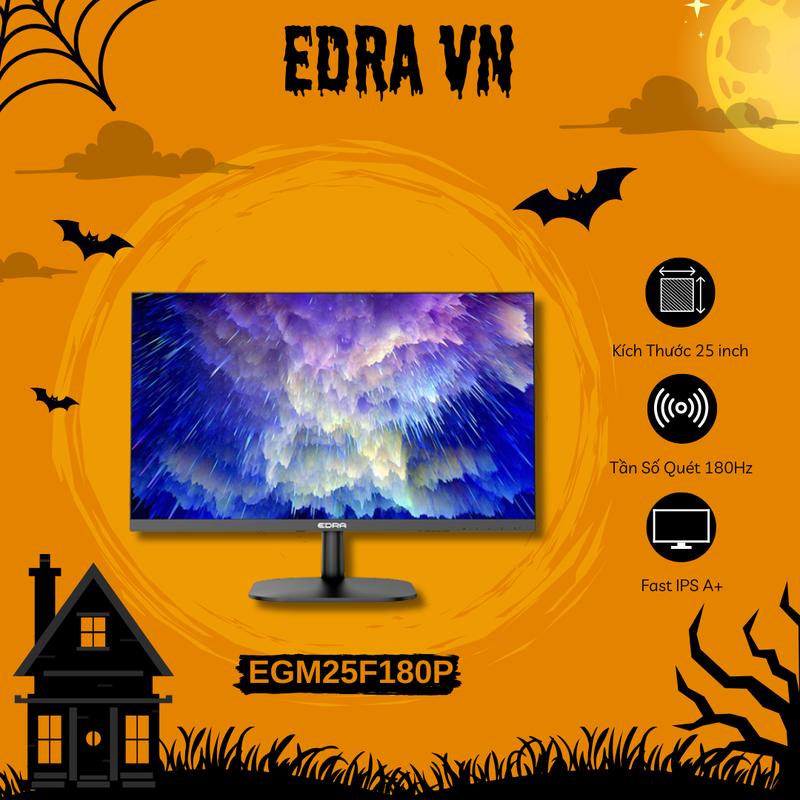 Màn Hình Gaming E-DRA EGM25F180P 25 Inch, FullHD 180Hz, Fast IPS A+. Sản Phẩm Chính Hãng - Bảo Hành 24 Tháng.