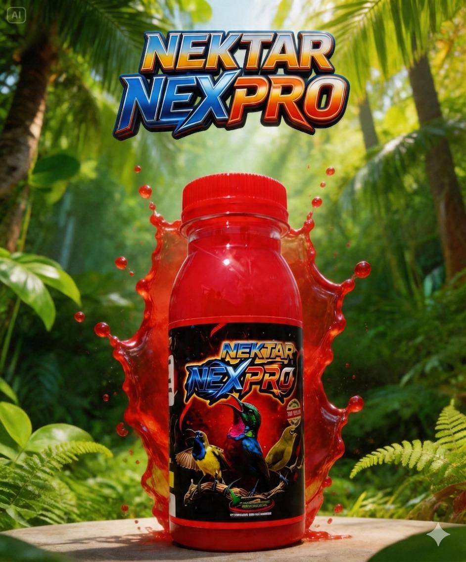 NEKTAR NEXPRO 140ML Pakan Burung Buah Premium Bikin Pleci Kolibri Gacor Cepat Sehat Anti Nyilet