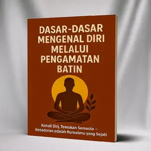 Buku Dasar-Dasar Mengenal Diri Melalui Pengamatan Batin, Panduan Praktis untuk Keseimbangan Batin dan Pemahaman Diri Sejati Psychology Spiritual moderen untuk Umum