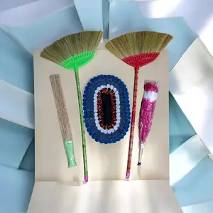 2 pcs Sapu lantai  Ekonomis     (TIDAK DIJAHIT)   Bonus menyesuaikan pilihan.