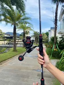 Joran Pancing Set Dengan Bahan Serat Karbon 1.8M/2.1M Pancing Set Lengkap Untuk Spinning