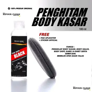 AUTO BLACK PENGHITAM BODY KASAR by FOURCLEAN Auto care FREE APLIKATOR Kendaraan