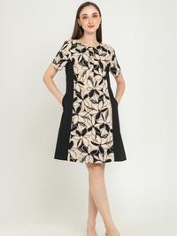 Gambar *Ready Stok* N2 - Dress Katun 28545 - Krem, L dari Sisters Fashion Group Kota Administrasi Jakarta Utara 4 Tokopedia