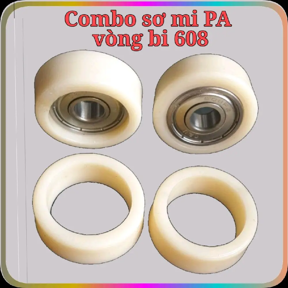 [ MẪU MỚI ] COMBO 2 VÒNG ĐỆM NHỰA 2 BẠC ĐẠN "  DÀNH CHO CÁC QUẠT ĐANG SỬ DỤNG BẠC THAU MUỐN CHUYỂN SANG BẠC ĐẠN
