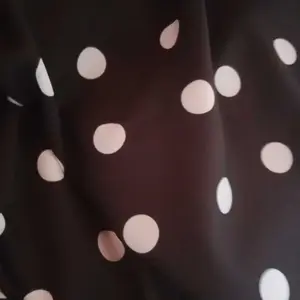 Bahan Kain Shakila Polkadot Bahan Tebal Halus Flowly Premium Quality