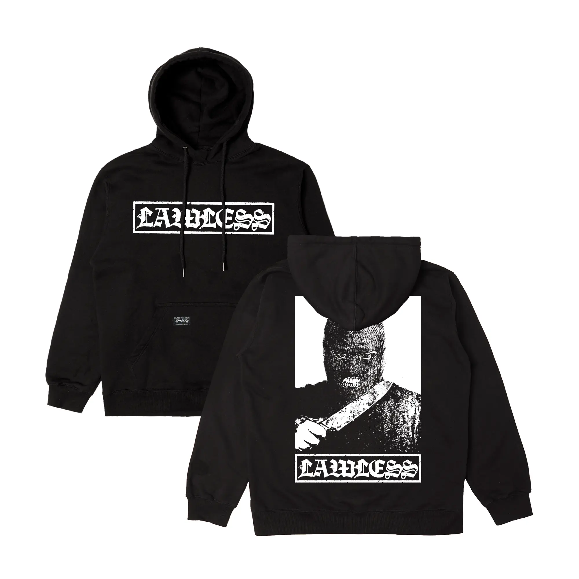 LAWLESS - MANIAC PULLOVER - BLACK