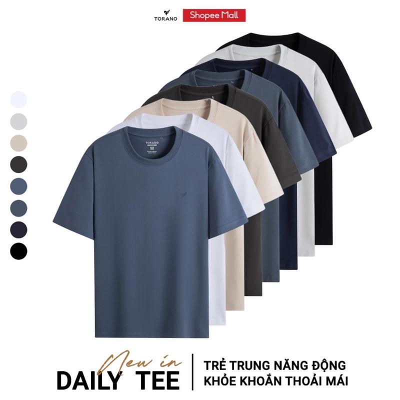 Áo thun nam ngắn tay TORANO chất Cotton mát lạnh thoáng khí,co giãn thoải mái,…