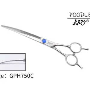 Gunting Grooming Anjing Curve Size 7.5" KKO Poodle 440C