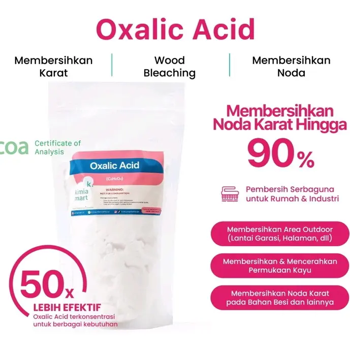 Oxalic acid - Pembersih kamar mandi ampuh anti ribet 1