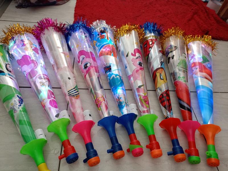 Product Introduction of Mainan Terompet LED Jumbo Superstar Bagus untuk Tahun Baru Anak 6
