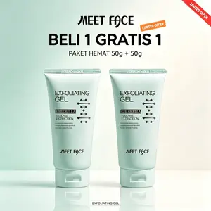 【COD】Gel pengelupasan ekstrak herba, melembapkan, menyuburkan memperbaiki kulit kusam, 50g sesuai untuk seluruh badan Face Skincare exfoliate muka Exfoliating Wajah Perawatan Perontok Scrub Wanita Berminyak Hitam Wajah Perawatan Wanita