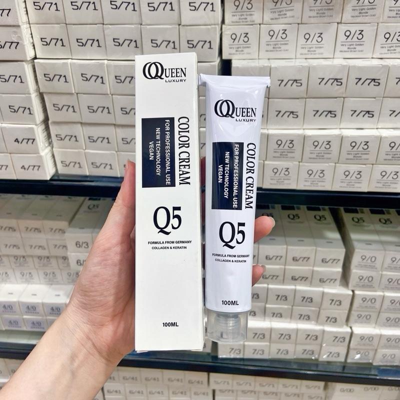   MUA 20 MÀU TẶNG 1  Màu Nhuộm Tóc Queen Luxury Q5 100ml Siêu Bóng Mượt Bền Màu Hàng Công Ty Chính Hãng 