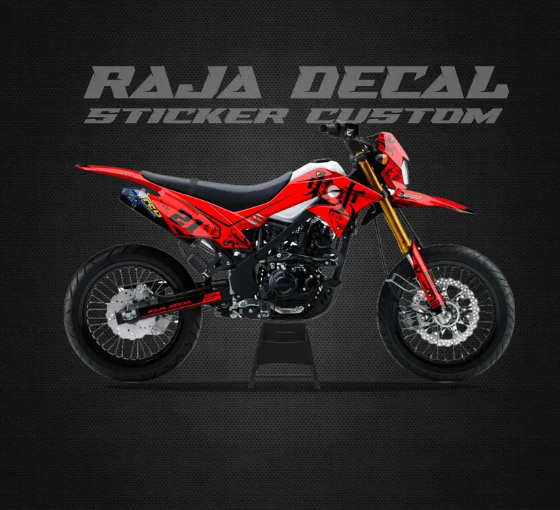 Decal Sticker Kawasaki Dtracker Fullbody Stiker Dekal Supermoto Custom Japanes 016 4