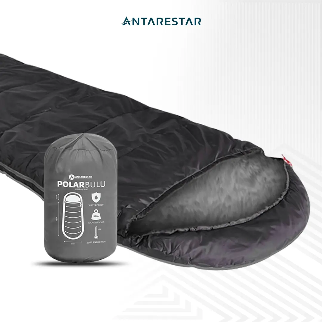 ANTARESTAR Official -  Kantung Tidur Travelling Sleeping Bag Polar Bulu  Camping Outdoor | SBP