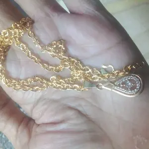 Kalung Wanita Dewasa Nuri Permata CANTIK Mewah  Lapis Emas 24k
