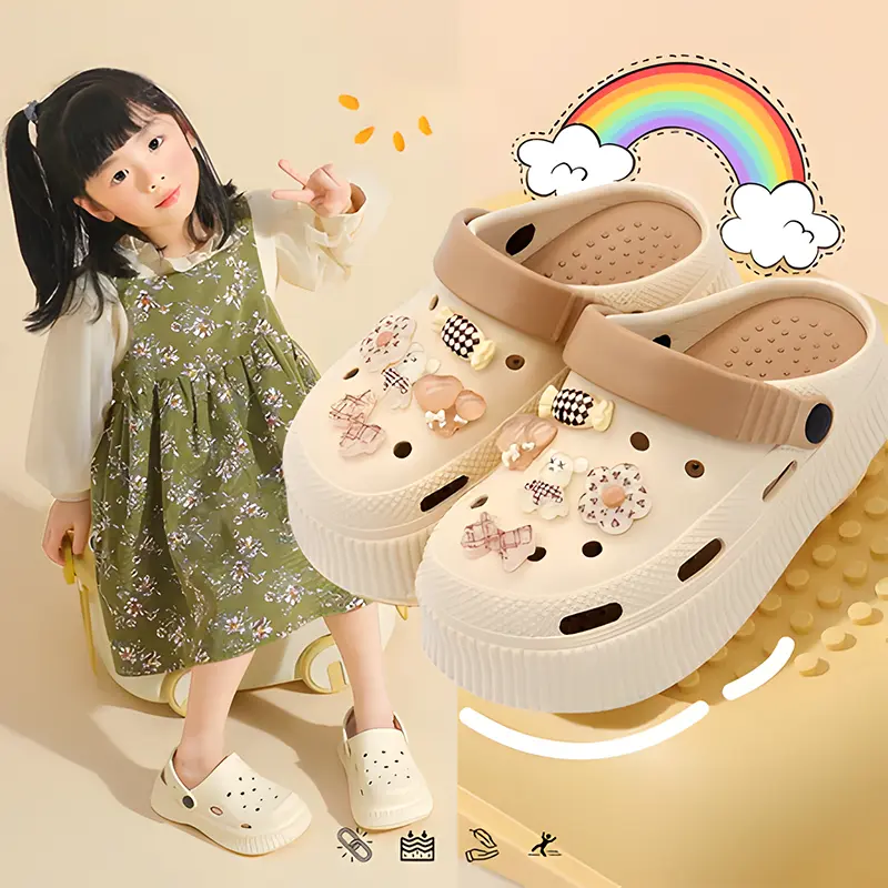Sandal Anak Perempuan Sandal Kodok Baim Fuji Anak Bahan EVA Rubber Empuk Ringan Dan Antislip Fashion Karet EVA